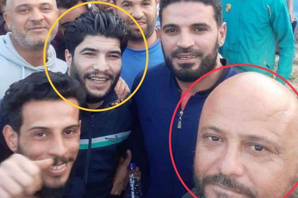 In alto a sinistra Bija, durante i festeggiamenti per la sua scarcerazione, e a destra Osama - .