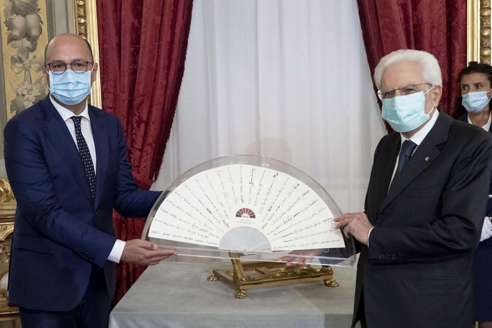 La cerimonia del ventaglio - Ansa