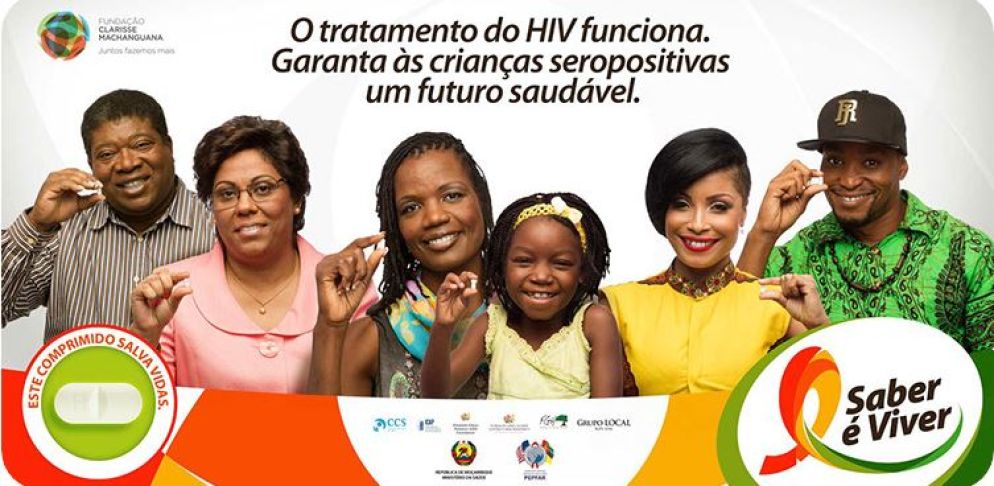 La campagna contro lo stigma da Hiv. Clarisse è la terza da sinistra - Dal sito della Fondazione Clarisse Machanguana