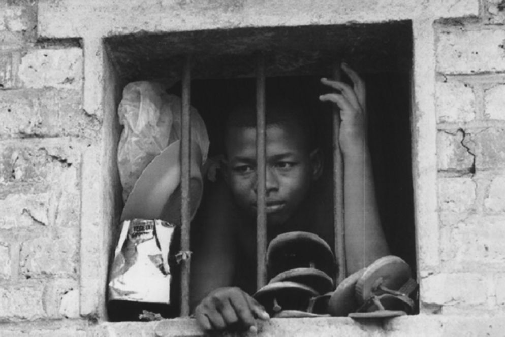 Una foto di archivio dei prigionieri di Nyarungege