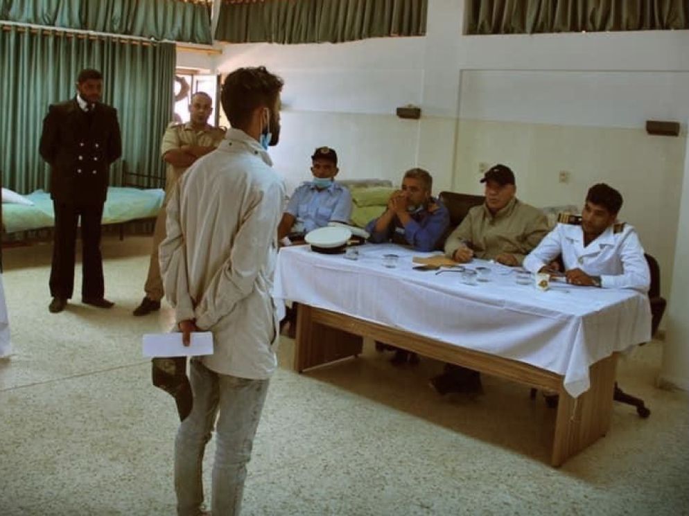 Un'altra immagine diffusa dallo Stato Maggiore mostra Bija con i vertici militari - .