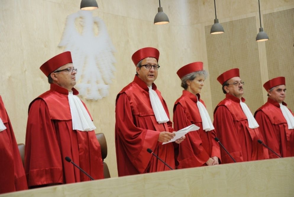 Una sediuta della Corte costituzionale di Karlsruhe - Ansa