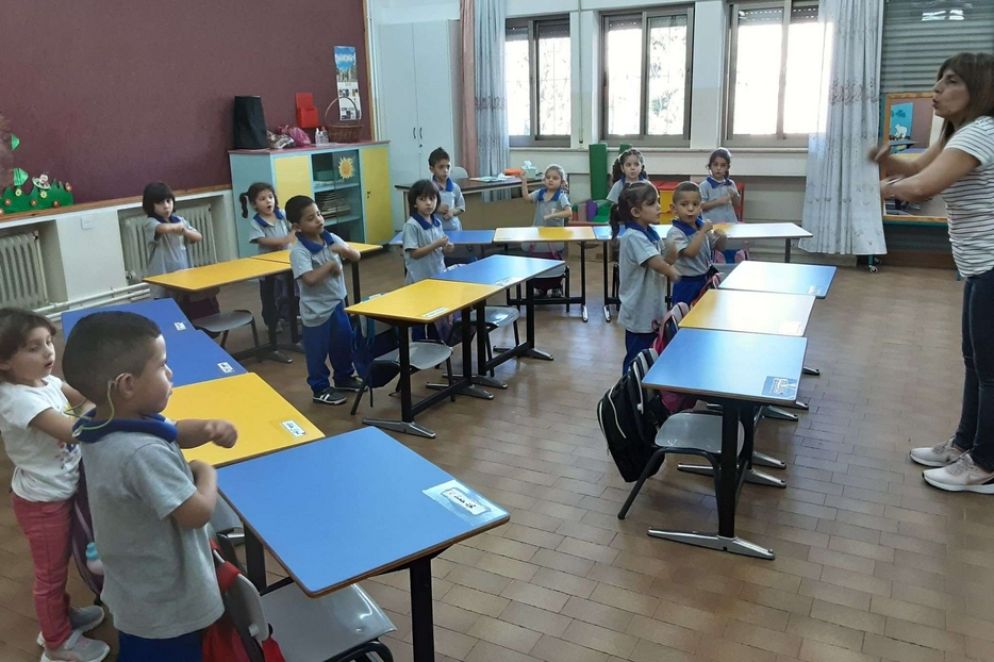 Gli studenti del liceo all'istituto Effetà di Betlemme nei mesi della pandemia - Fondazione Giovanni Paolo II