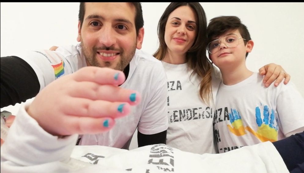 La manina di Noemi, e la sua famiglia