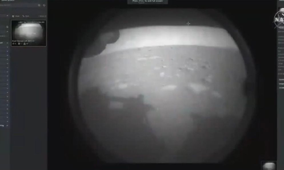 La prima immagine trasmessa da Marte - Nasa