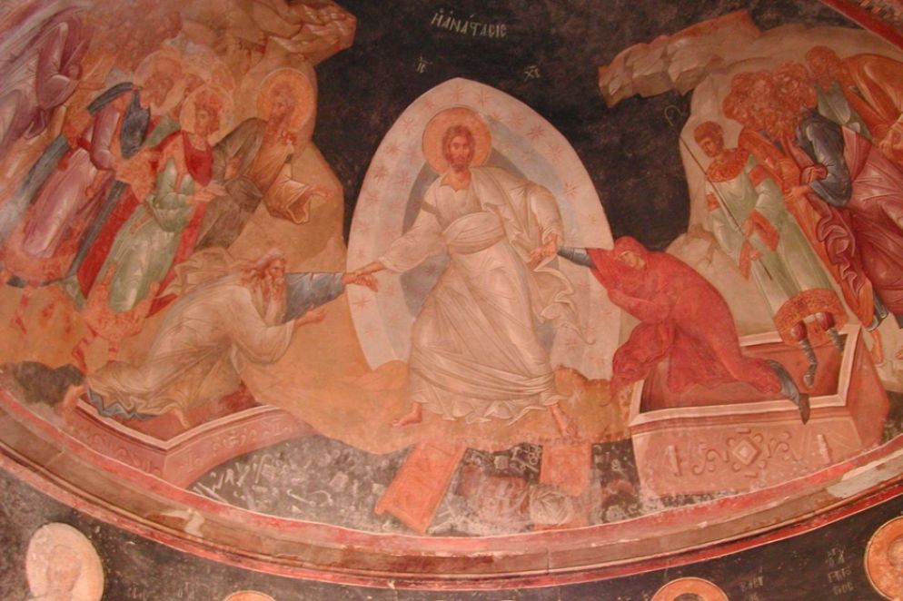 Un affresco raffigurante Cristo in gloria - Wikipedia Commons / Aldo Ardetti