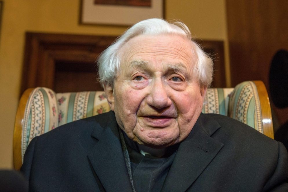 Georg Ratzinger in una foto d'archivio - Ansa