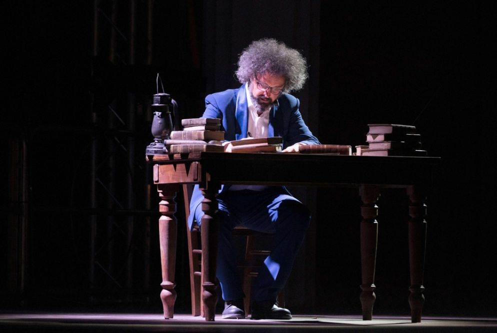 "Paradiso – Dalle tenebre alla luce" di Simone Cristicchi in scena nella piazza del Duomo di San Miniato - Danilo Puccioni, Simone Borghini, Stefano Bertoncini