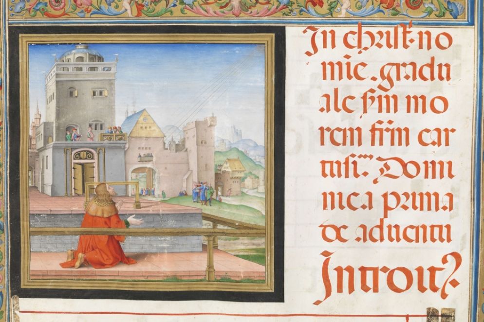 Miniatura dal Graduale 822 della Certosa di Pavia - Musei Lombardia