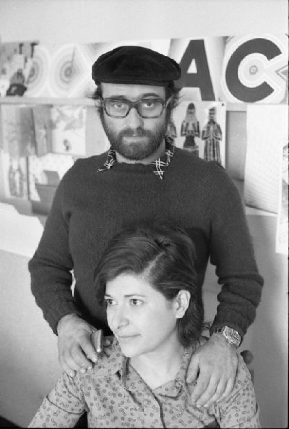 Lucio Dalla e Paola Pallottino - Archivio fotografico storico "Fotowall" di Walter Breveglieri - Edizioni Minerva