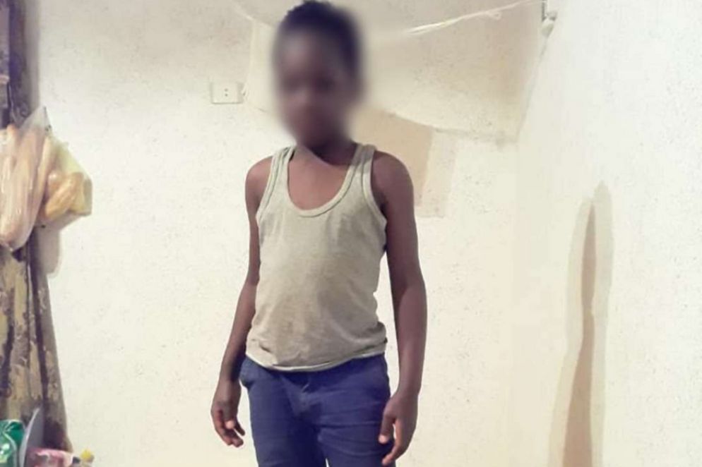 Juniò in una foto scattata in Libia