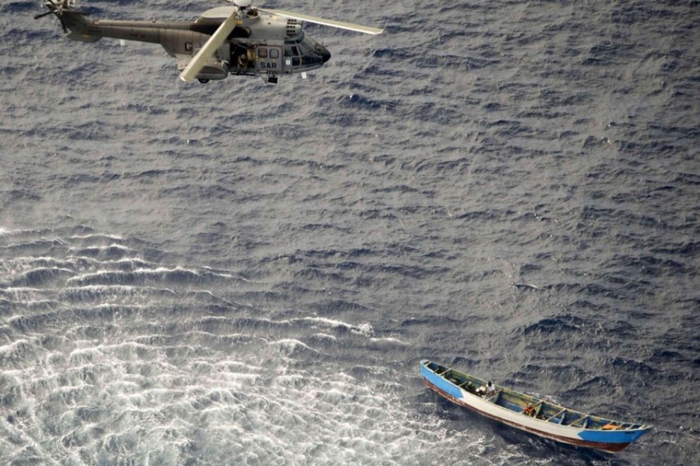 Un’operazione di soccorso condotta nelle isole Canarie - Epa