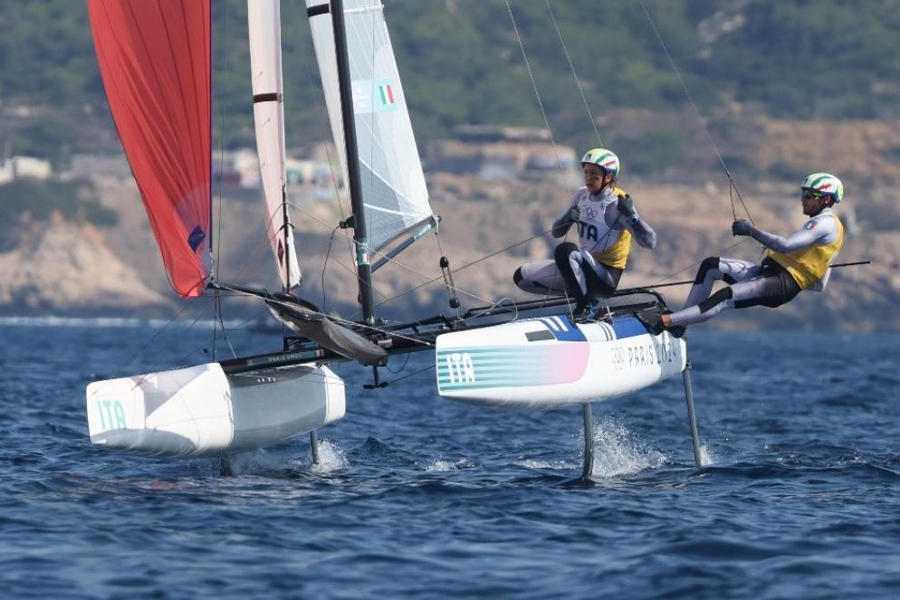 Ruggero Tita e Caterina Banti in gara