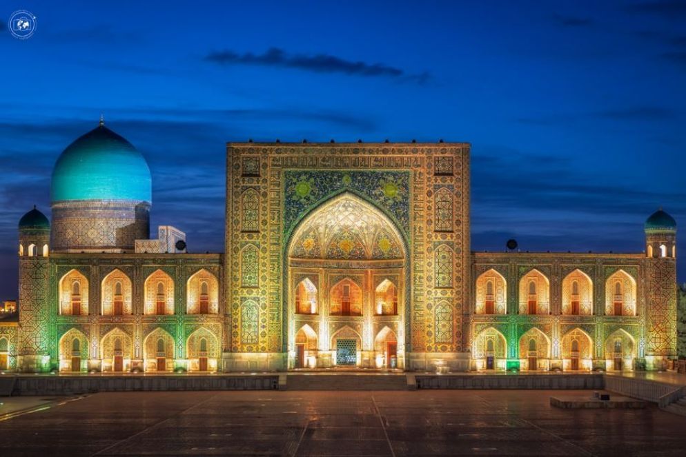 La Madrasa Tilya-Kori di Samarcanda