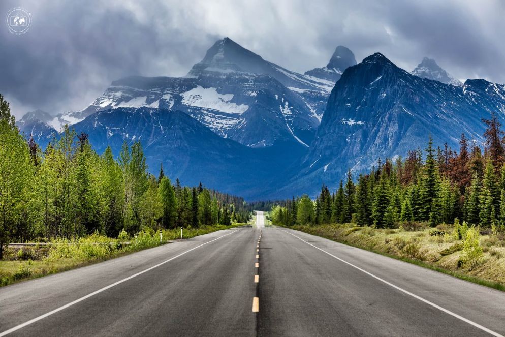 Canada, lungo la Icefields-Parkway