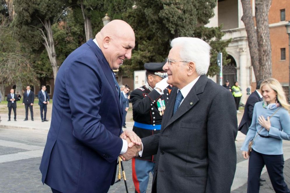 Festa della Liberazione cerimonia all' Altare della Patria