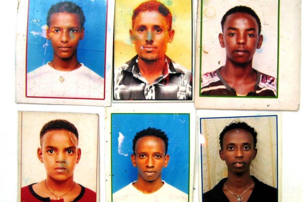 Alcune foto delle vittime del naufragio