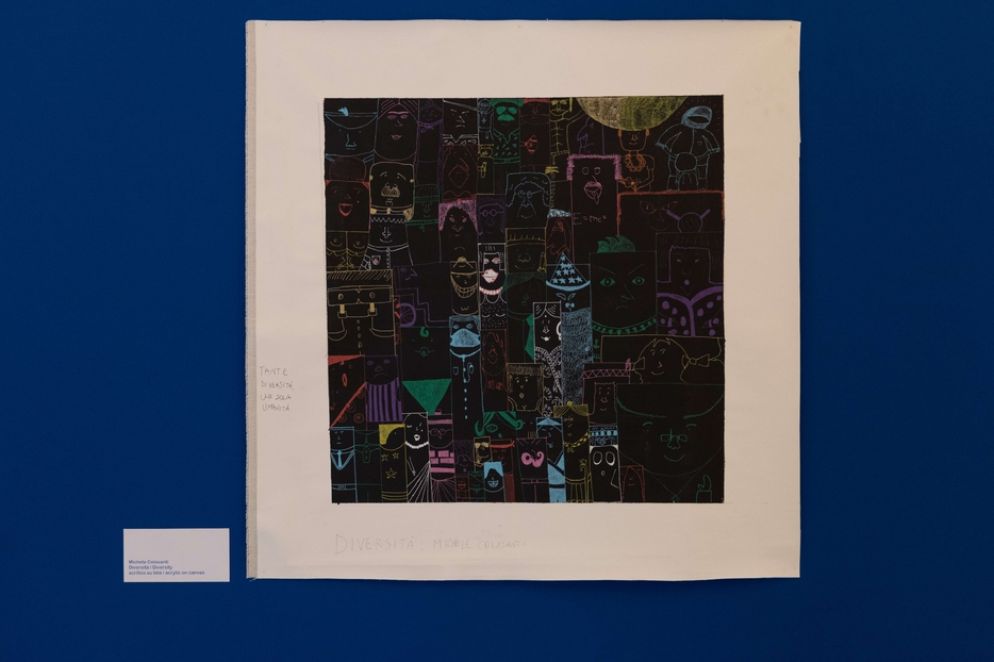 Michele Colasanti nell'opera Diversità