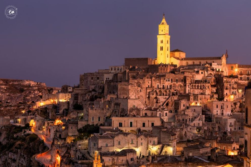 Il duomo di Matera svetta sul sasso Barisano