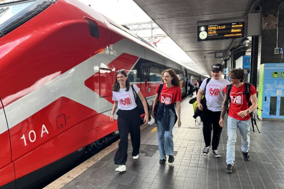 I ragazzi di Cube Radio in "missione". Loro l'idea di promuovere gli "AI Angels"