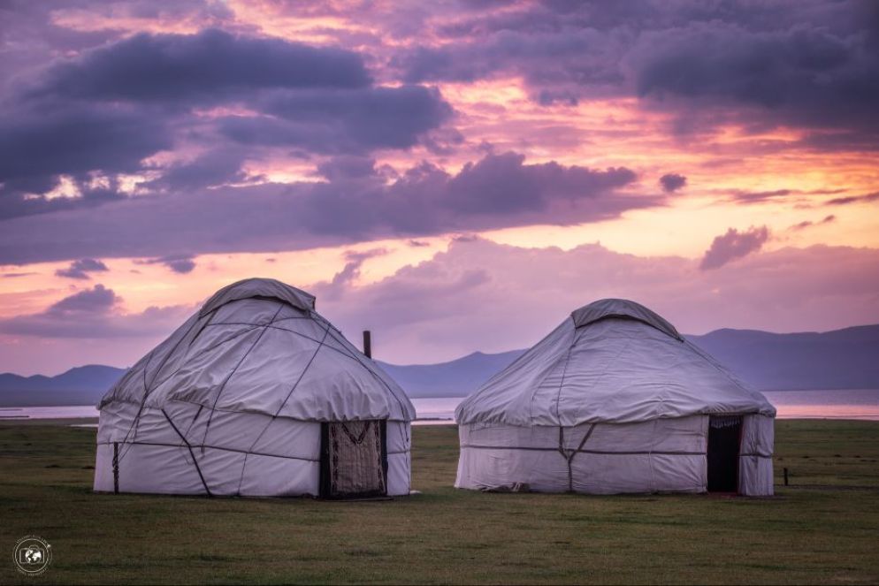 Le yurte dei nomadi kirghizi