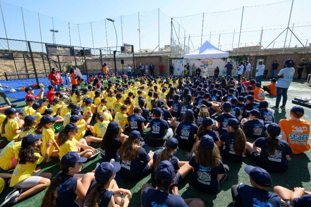 Un momento dell'incontro del Papa con i ragazzi dell'Estate ragazzi in Vaticano