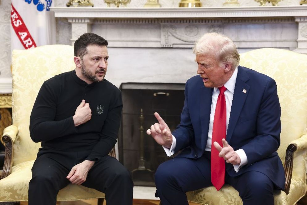 Lo scontro alla Casa Bianca tra Trump e Zelensky - FOTOGRAMMA