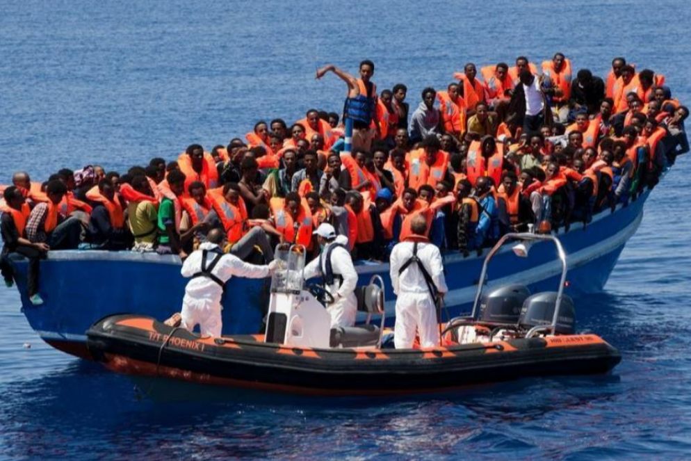 Un salvataggio di Msf