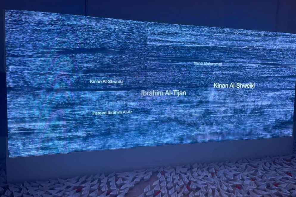 Una foto scattata alla mostra "Naufragi/Approdi" - G.M.