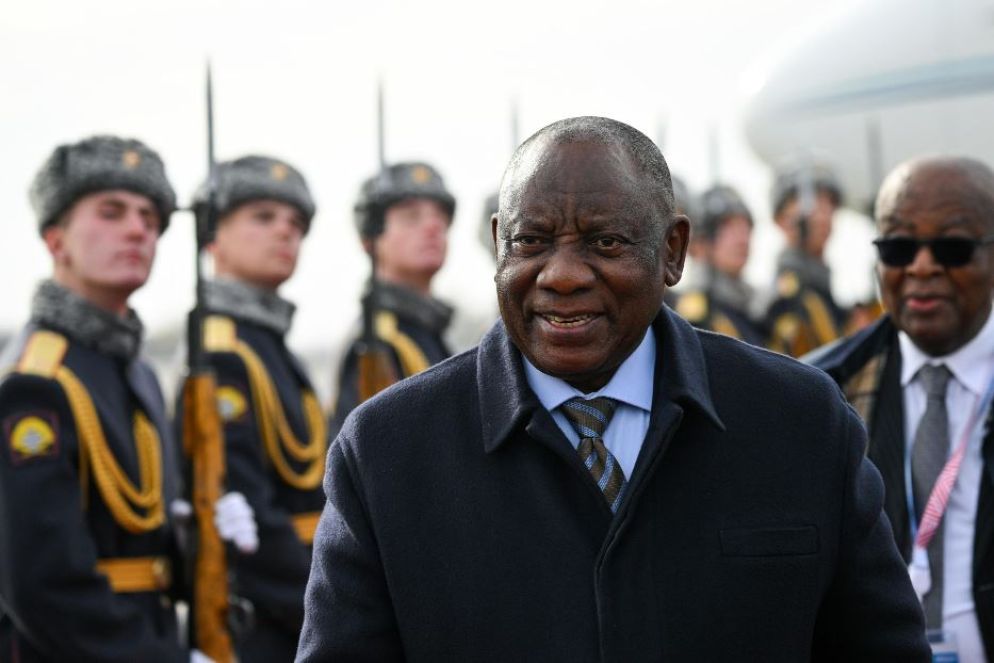 Il presidente del Sudafrica Cyril Ramaphosa - ANSA