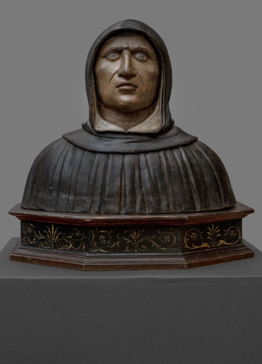 Il busto di Gerolamo Savonarola, attribuito a Marco della Robbia, esposto nel Museo di San Marco a Firenze - Antonio Quattrone
