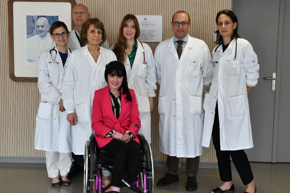 Lo staff del Bambino Gesù che ha in cura Claudia - Ufficio stampa Bambino Gesù