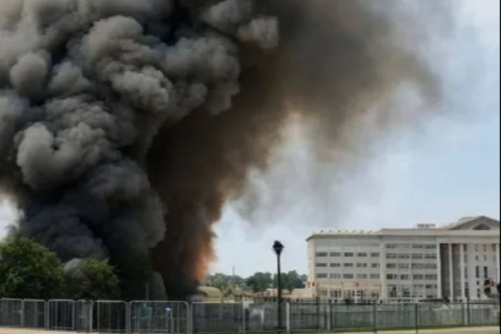 L’immagine di un incendio al Pentagono creata da un programma di intelligenza artificiale