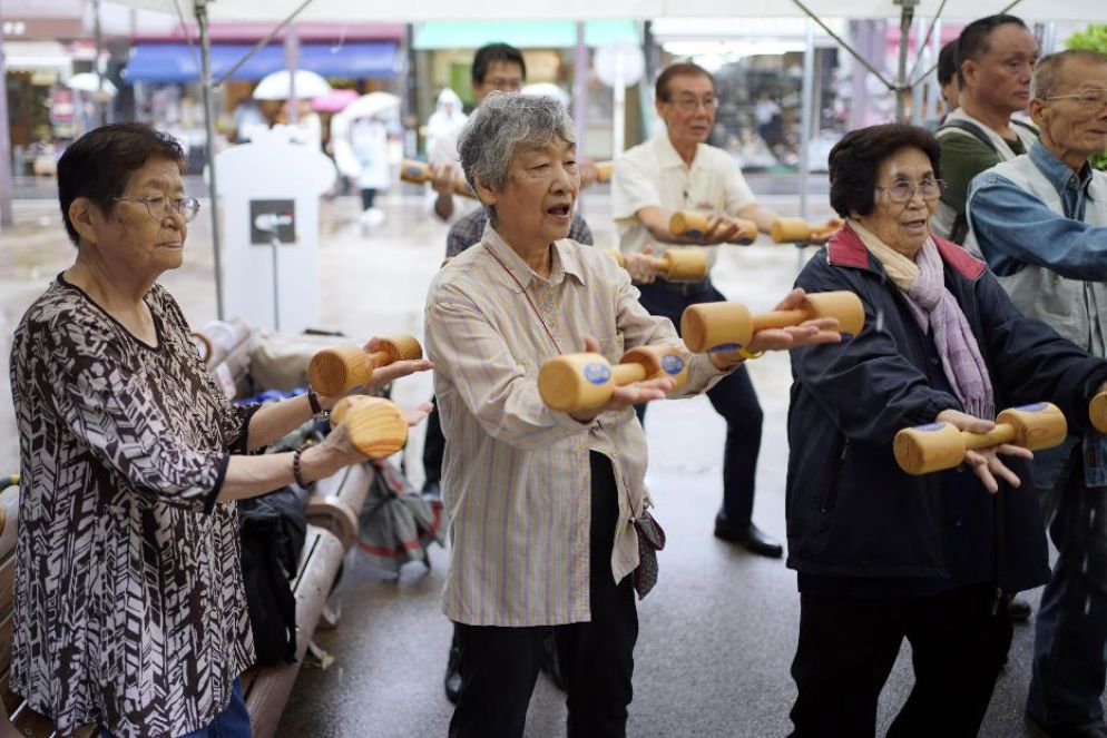 Gli over 80 sono il 10 per cento della popolazione giapponese - ANSA