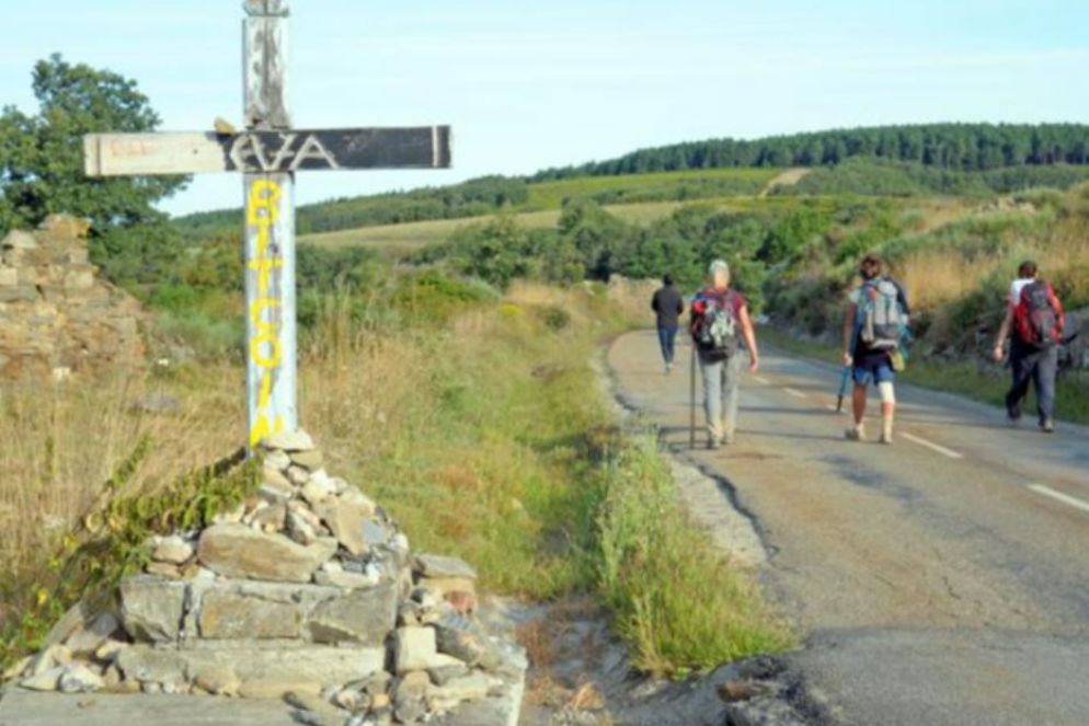 Una immagine del Cammino di Santiago - Fotogramma