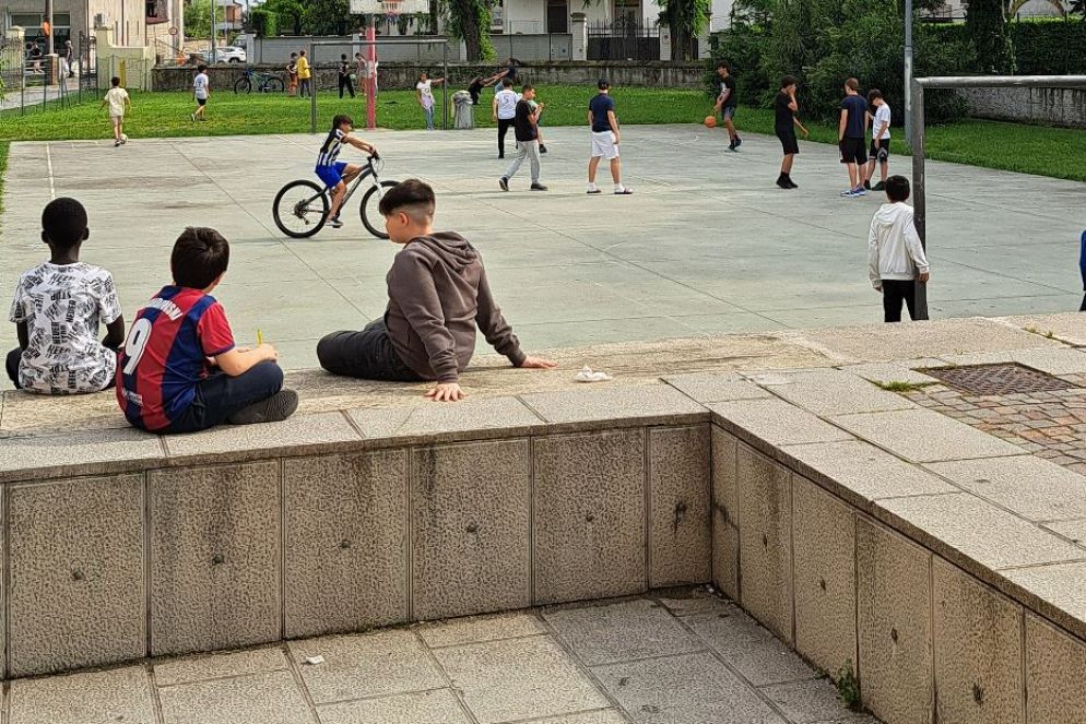 Il campetto dell'oratorio di Martinengo (Bg)
