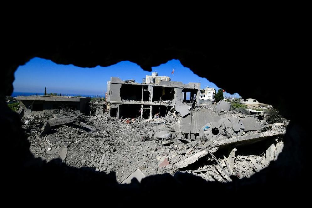 Distruzioni in Libano