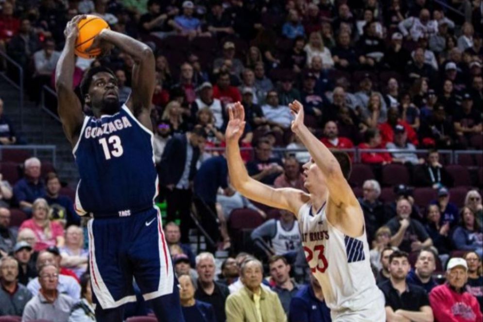 Il match tra Gonzaga Bulldogs e Saint Mary's Gaels - Alamy