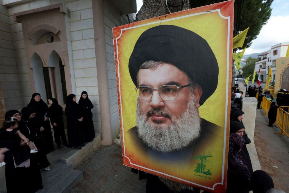 Un ritratto di Hassan Nasrallah - Reuters