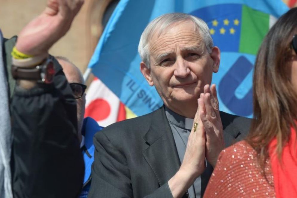 L'arcivescovo di Bologna, cardinale Zuppi - Fotogramma