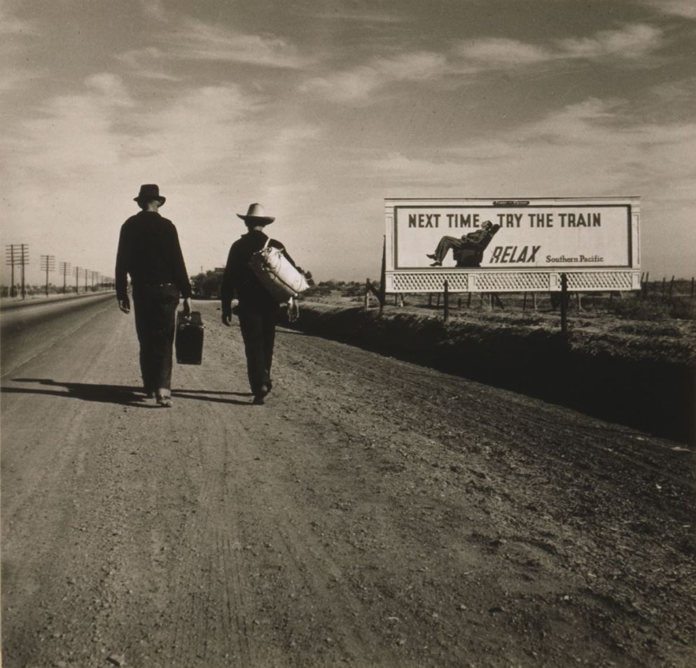Dorothea Lange, "Verso Los Angeles" (1937) - / Library of Congress