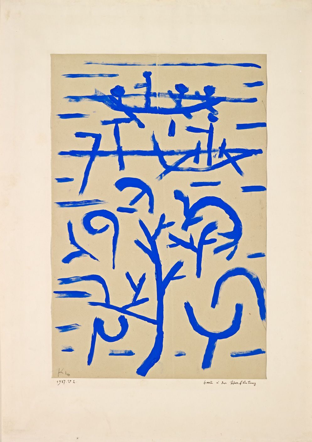 Paul Klee, Barche nell’alluvione, particolare, Fondazione Beyeler, Riehen Basel, Beyeler Collection - Robert Bayer
