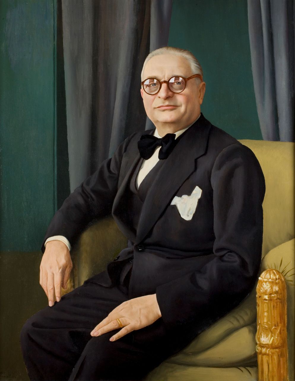 Ugo Celada da Virgilio, "Ritratto di uomo con occhiali" (senza data) - Collezione Franco Maria Ricci