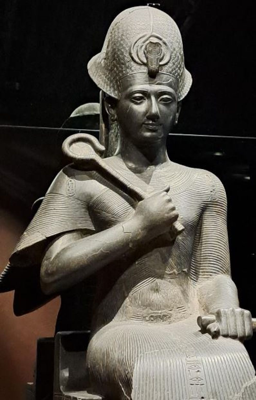 Ramses II nel precedente allestimento "buio" - L. Bellaspiga