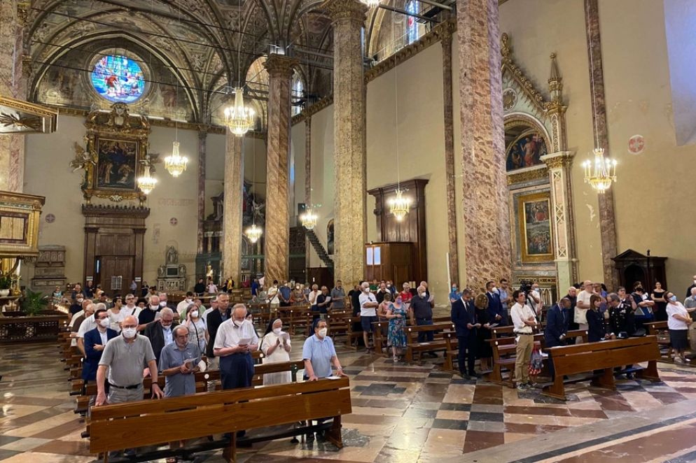 L'annuncio in cattedrale a Perugia
