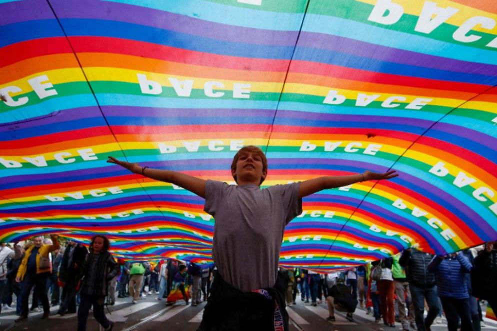 La manifestazione di Roma - Reuters