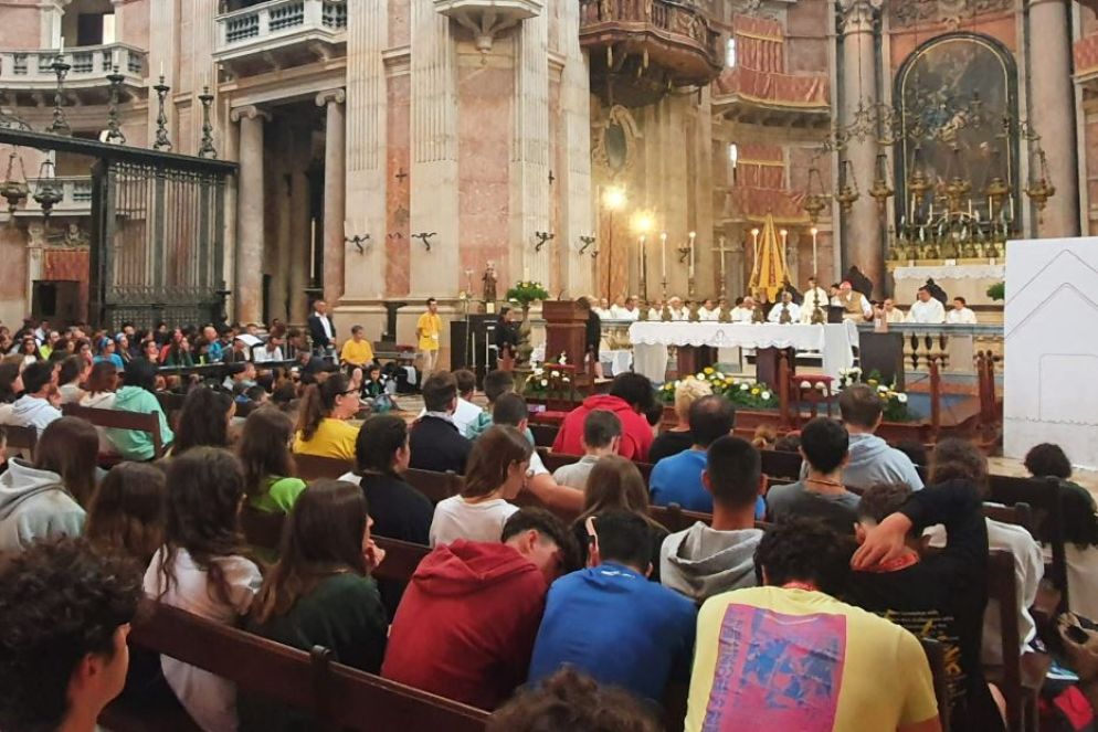 La catechesi nella basilica di Mafra