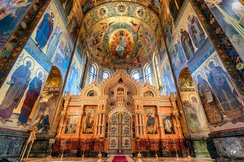 Russia, San Pietroburgo, l’interno della Cattedrale di Cristo Salvatore sul sangue versato - © Stefano Tiozzo