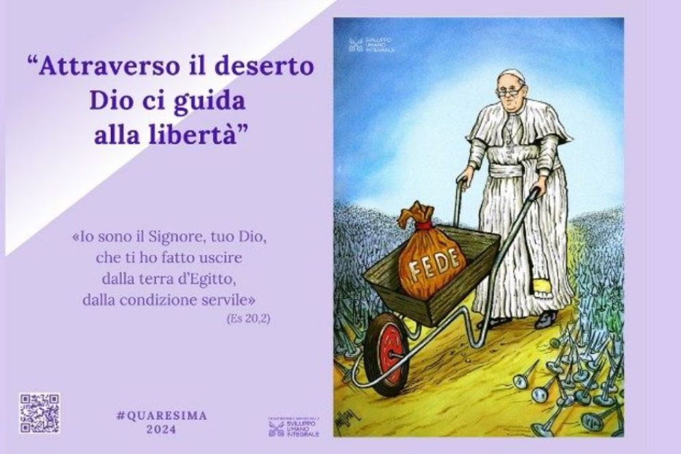 Il primo disegno di Maupal per la Quaresima 2024 - Vatican Media