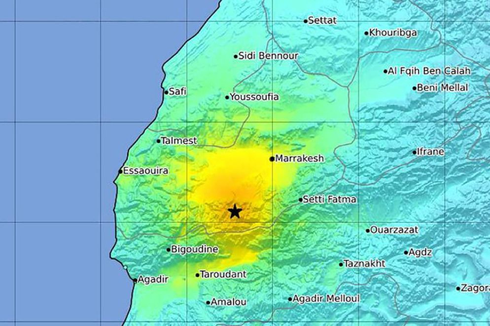 L'area del terremoto - ANSA
